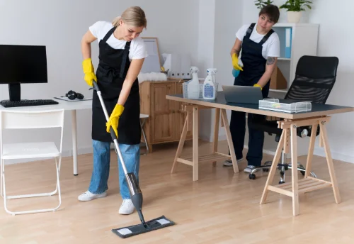 Nettoyage de bureau professionnel à Saint-Hilaire-la-Plaine